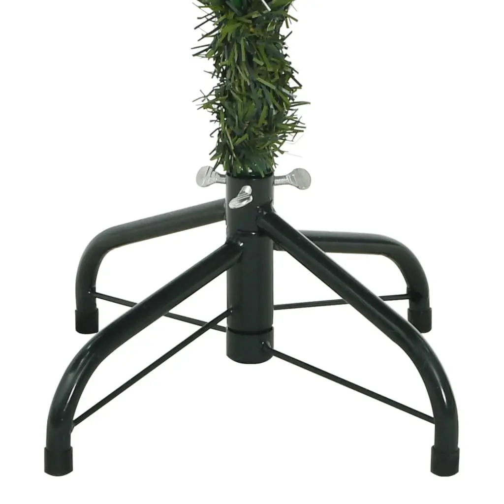 Artificial Hinged Christmas Tree White 150cm with Cones and Berries