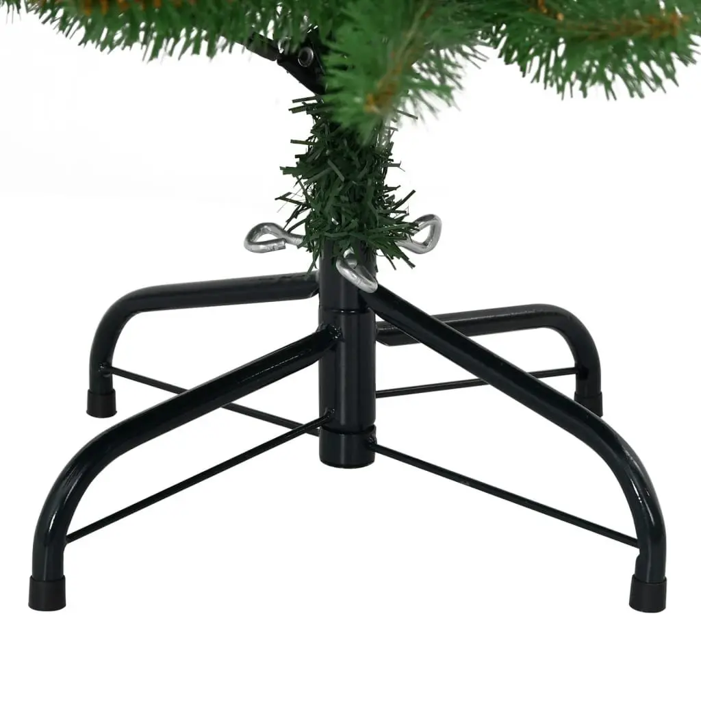 Artificial Hinged Christmas Tree with Stand Green 150cm Holiday Seasonal