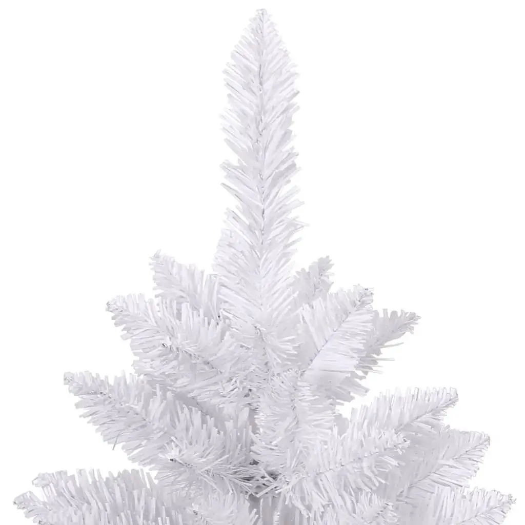 Artificial Christmas Tree Hinged PVC 180cm White