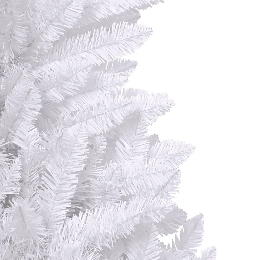 Artificial Christmas Tree Hinged PVC 180cm White
