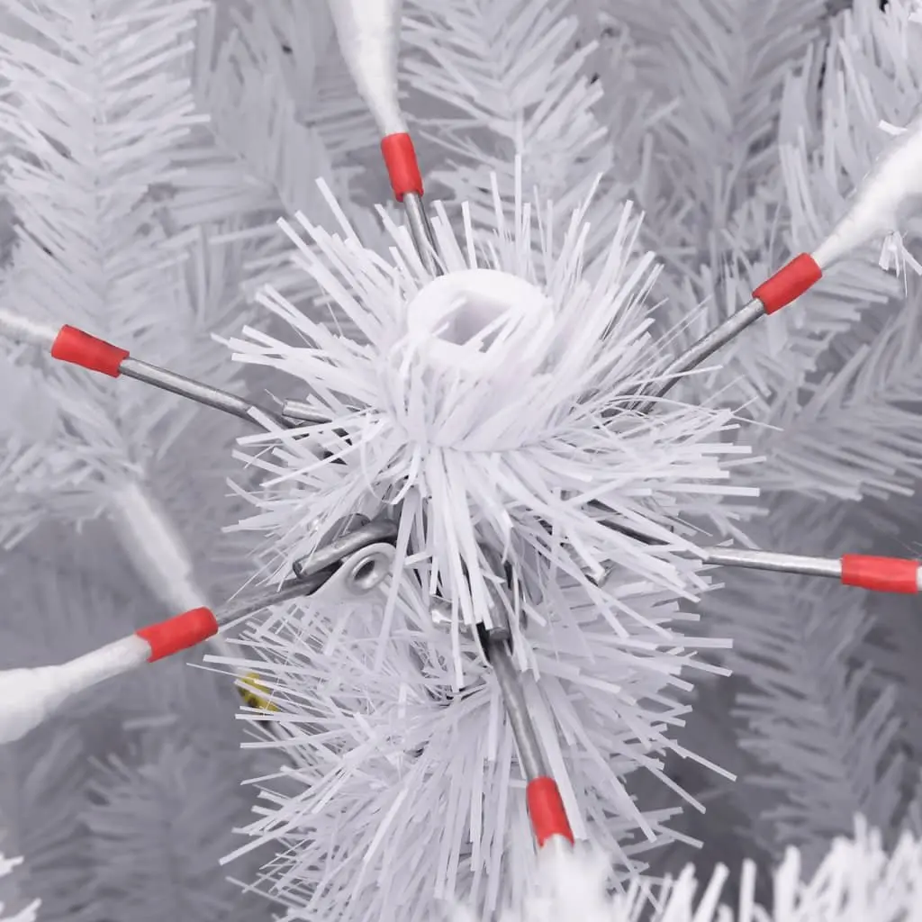 Artificial Christmas Tree Hinged PVC 180cm White