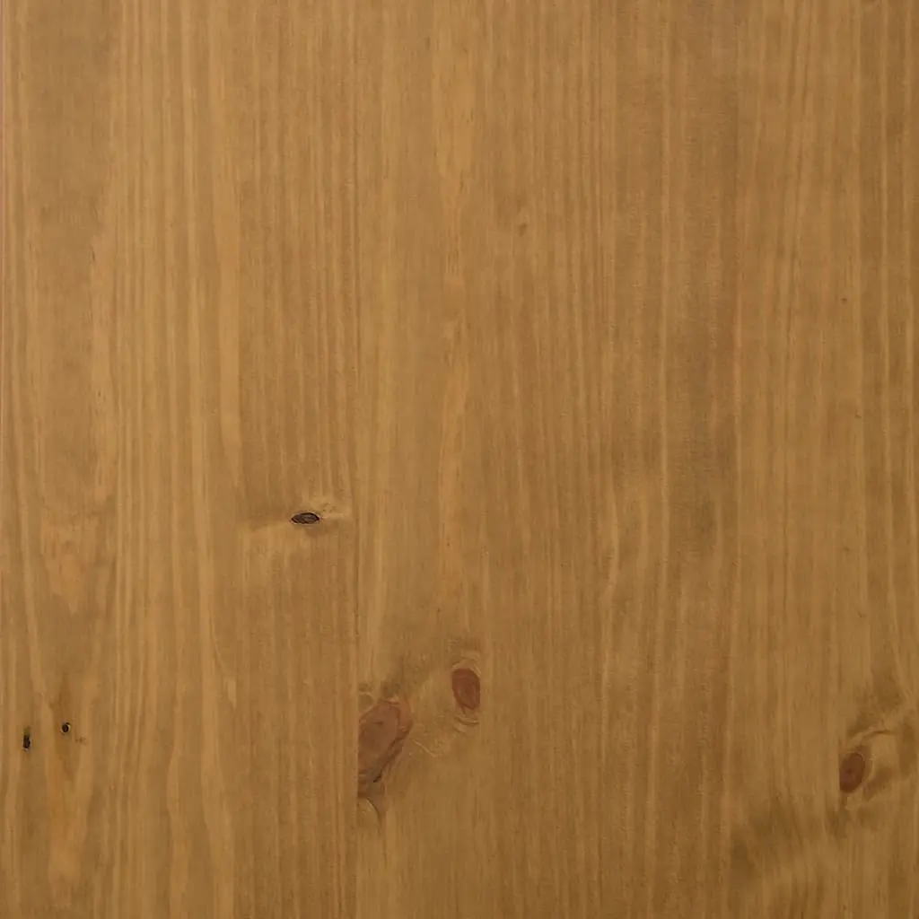 Pine Wood Drawer Cabinet Storage Chest Brown 80x40x80 cm with 2 Drawers and Open Compartment for Organised Storage