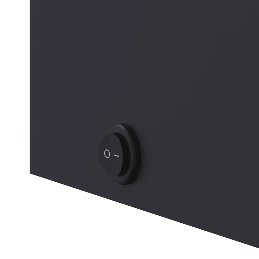 Grey Arched Bathroom Cabinet LED Light Wall-Mounted 42x13x70cm