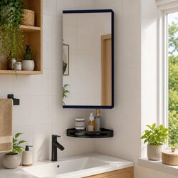 Corner Bathroom Mirror Cabinet for Organized Spaces