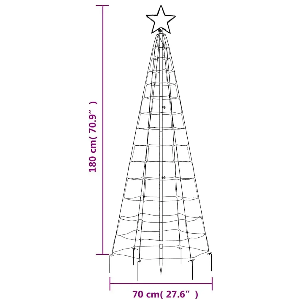 180cm LED Christmas Tree for Holiday Use
