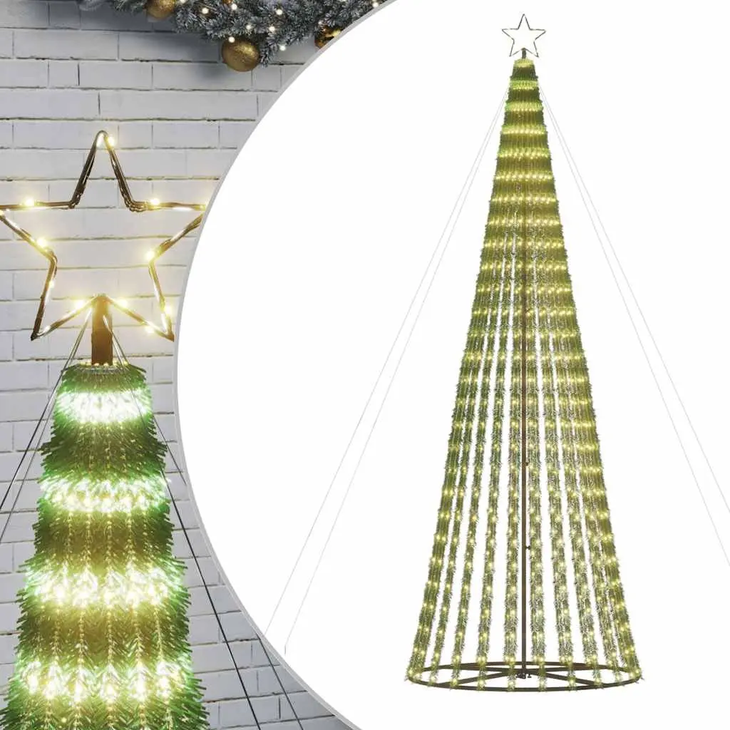 LED Christmas Tree Green Pine Needles 300cm Warm White Lights