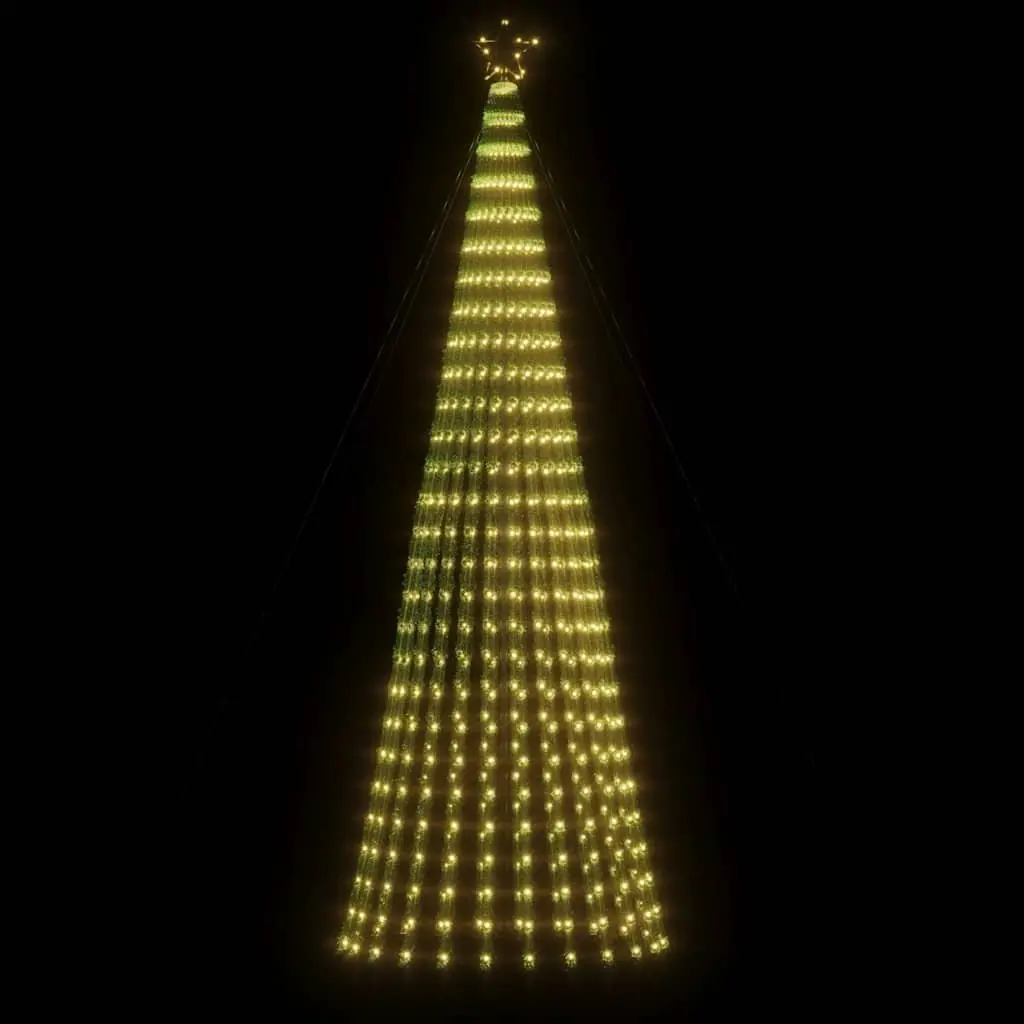 LED Christmas Tree Green Pine Needles 300cm Warm White Lights