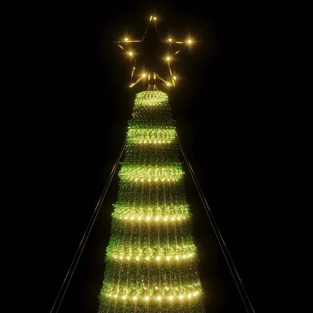 LED Christmas Tree Green Pine Needles 300cm Warm White Lights