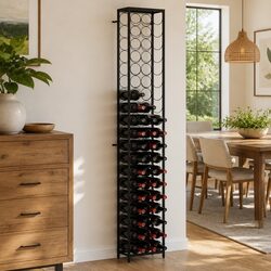 Wine Rack for Organizing Up to 57 Bottles