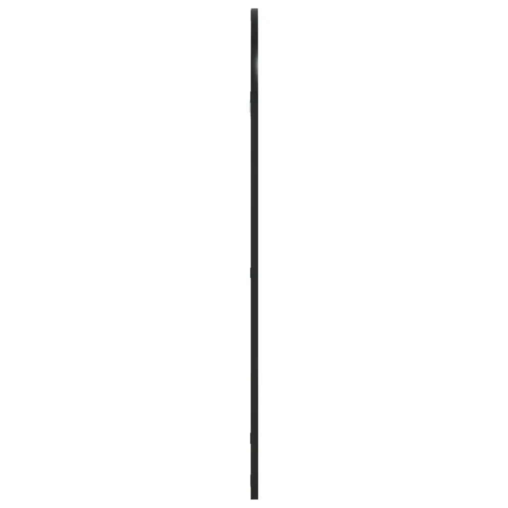 Wall Mirror Black Arch 50x100 cm Iron Frame Minimalist Home Decor Hallway