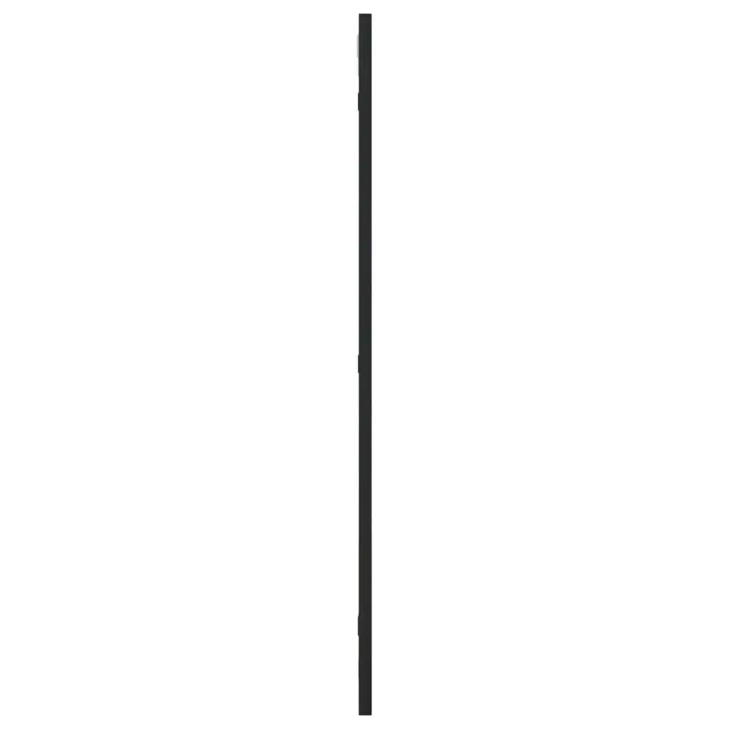 Wall Mirror Iron Frame Black 40x80cm Vertical Horizontal Mounting