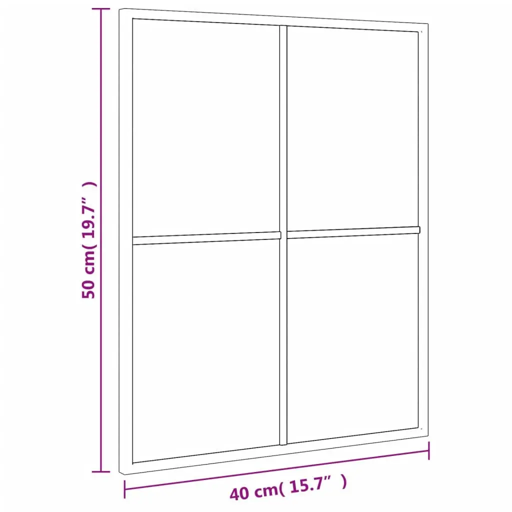 Wall Mirror 40x50 cm for Home Installation