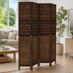 Ideal 4-Panel Room Divider for Diverse Indoor Use