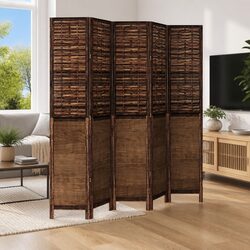 Versatile Room Divider with 5 Panels for Home Use