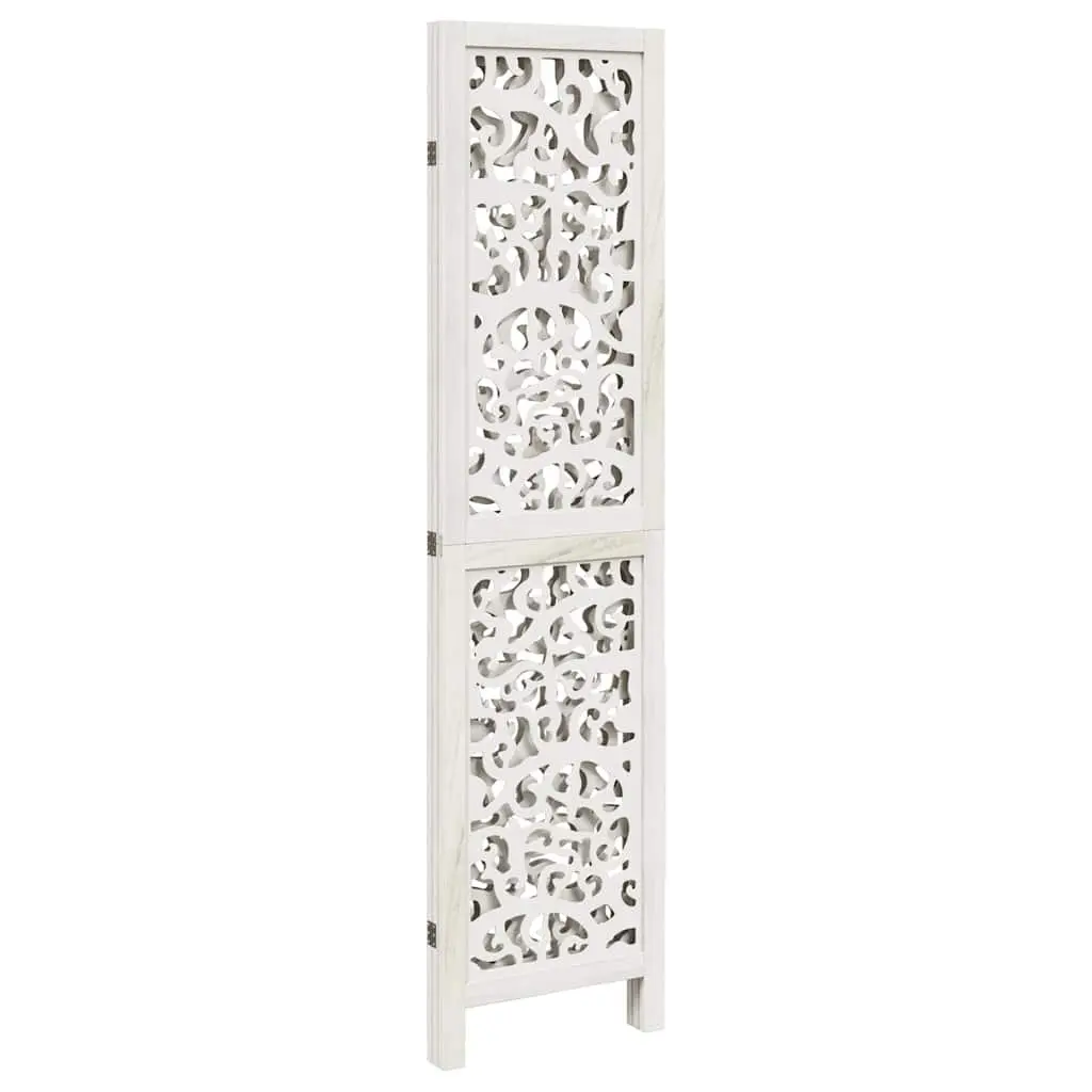 Room Divider 3 Panels White Folding Privacy Screen Indoor Partition Decorative