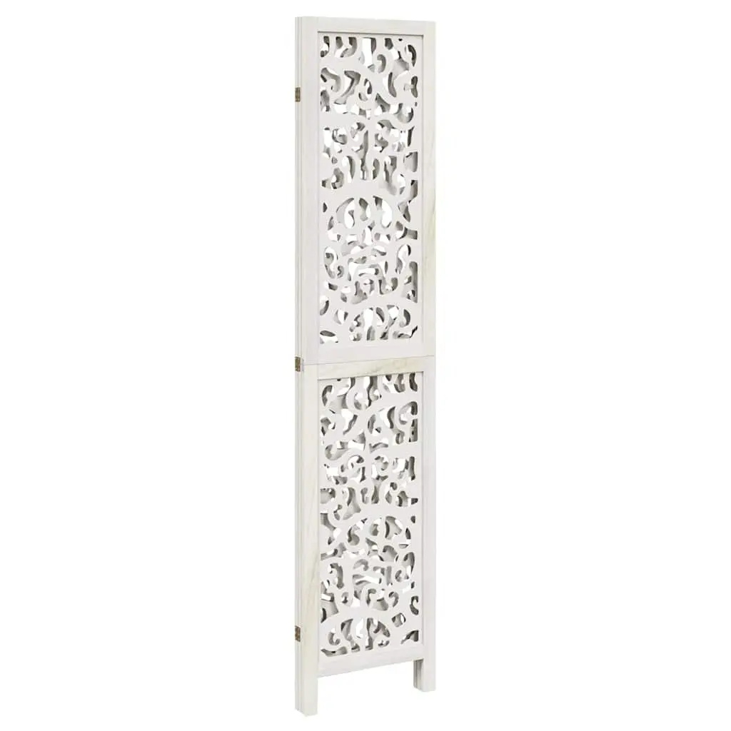 Room Divider 3 Panels White Folding Privacy Screen Partition Indoor Decor