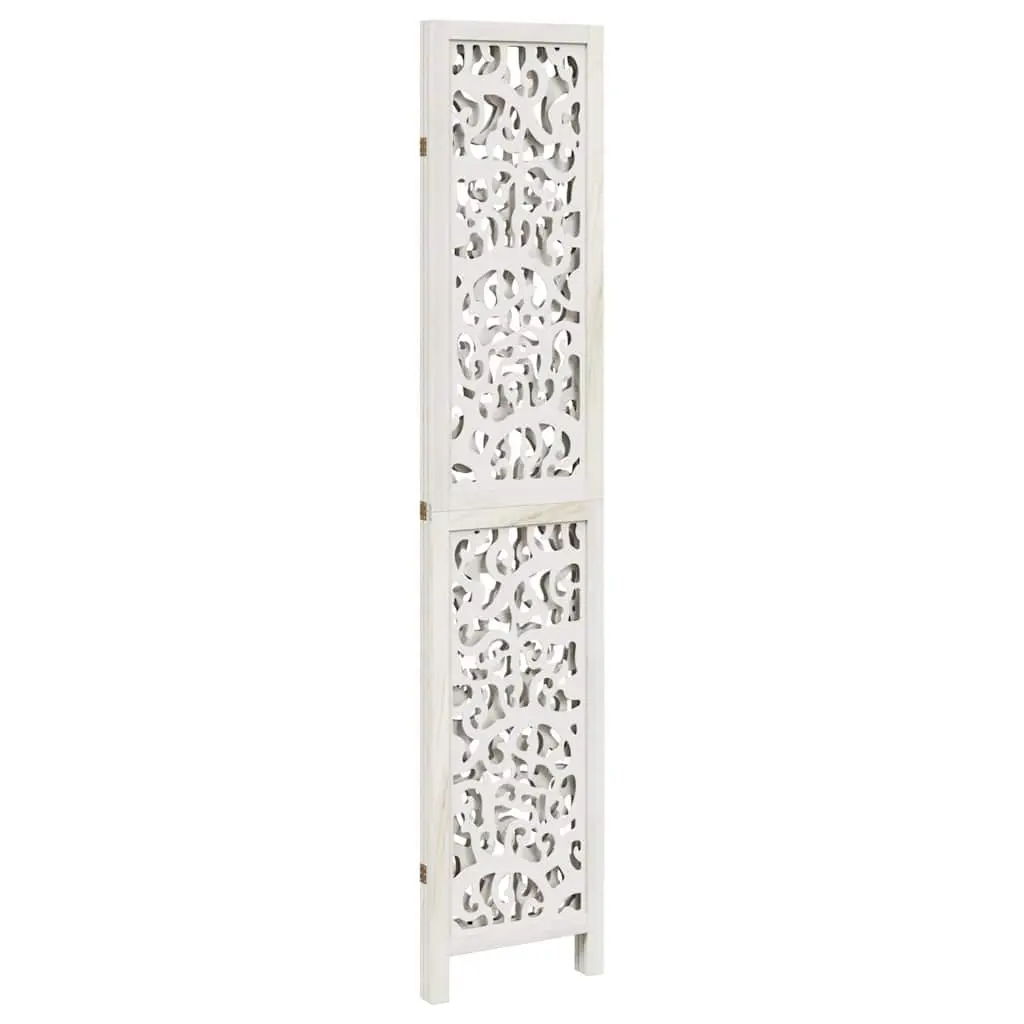 Room Divider 3 Panels White Folding Privacy Screen Partition Indoor Decor