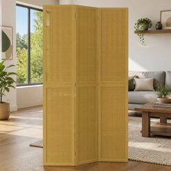 Practical 3-Panel Folding Privacy Screen for Indoor Use