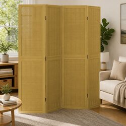 Room Divider 4 Panels Folding Privacy Screen Bedroom Living Room Partition