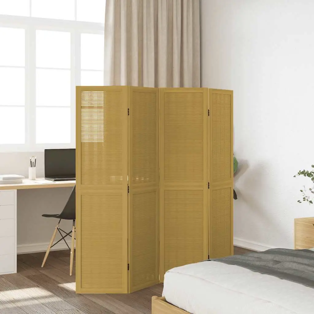 4-Panel Room Divider for Home Use