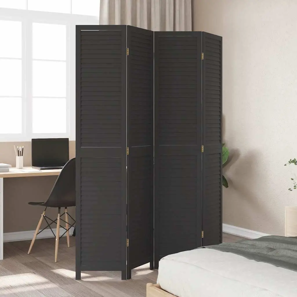 4-Panel Room Divider for Home Use