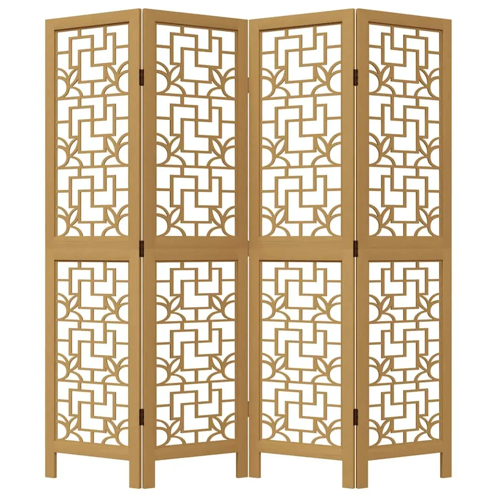4-Panel Room Divider for Various Spaces