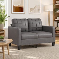 Versatile 2-Seater Grey Sofa for Your Cozy Corners