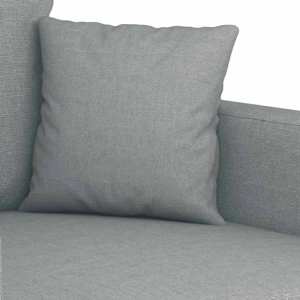 Sofa Chair Grey 60cm Fabric Armchair Lounge Single Seat Living Room Furniture