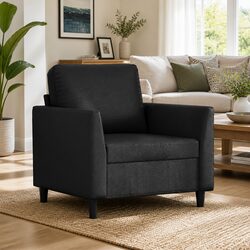 Versatile Black Sofa Chair for Any Room in Your Home
