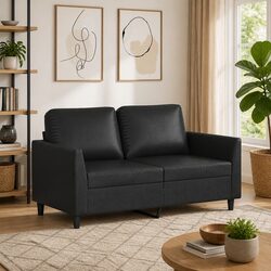 Practical Uses for the 120cm Black 2-Seater Sofa