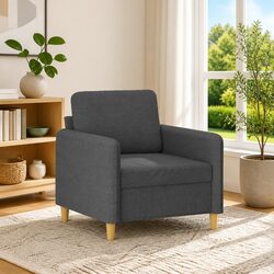 Versatile Grey Sofa Chair 60cm Wide for Every Home