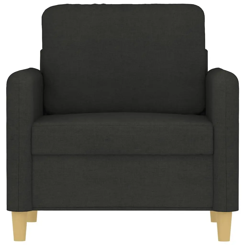 Black Fabric Sofa Chair for Relaxation