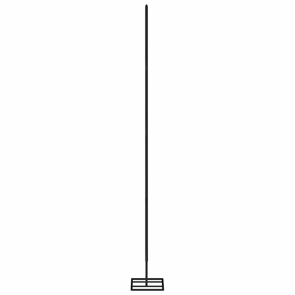 Metal Christmas Tree Frame Steel 125cm Black Modern DIY Decoration