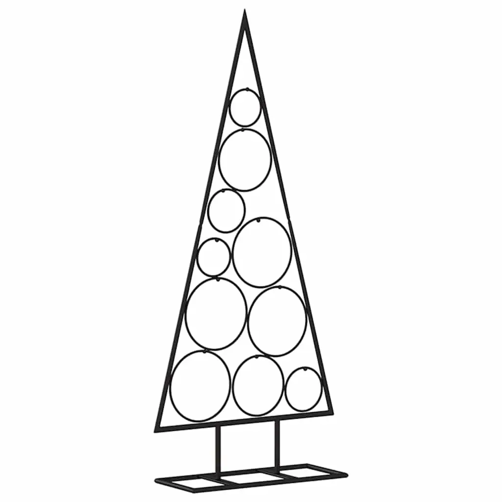 90cmblacksteelchristmastreeframeforDIYmodernholidayhomedecor