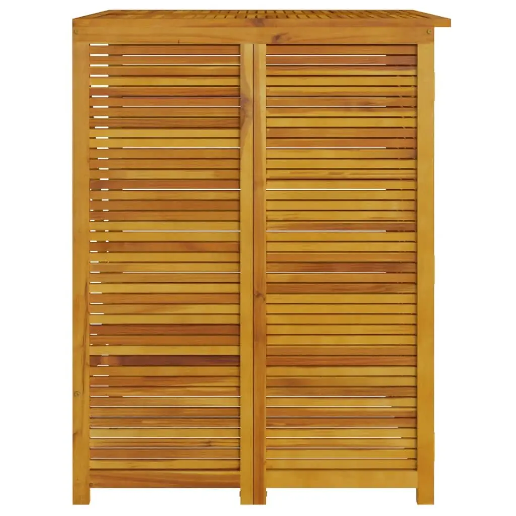 Solid Wood Garbage Bin Shed Single Waste Container Enclosure Garden Storage