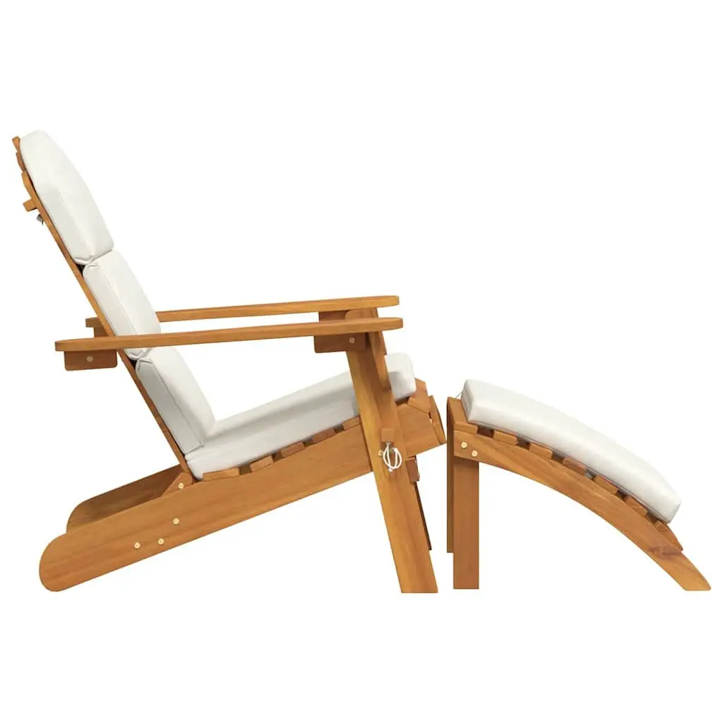 Adirondack Garden Chair with Footrest