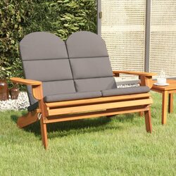 Versatile Adirondack Bench for Outdoor Spaces 126 cm