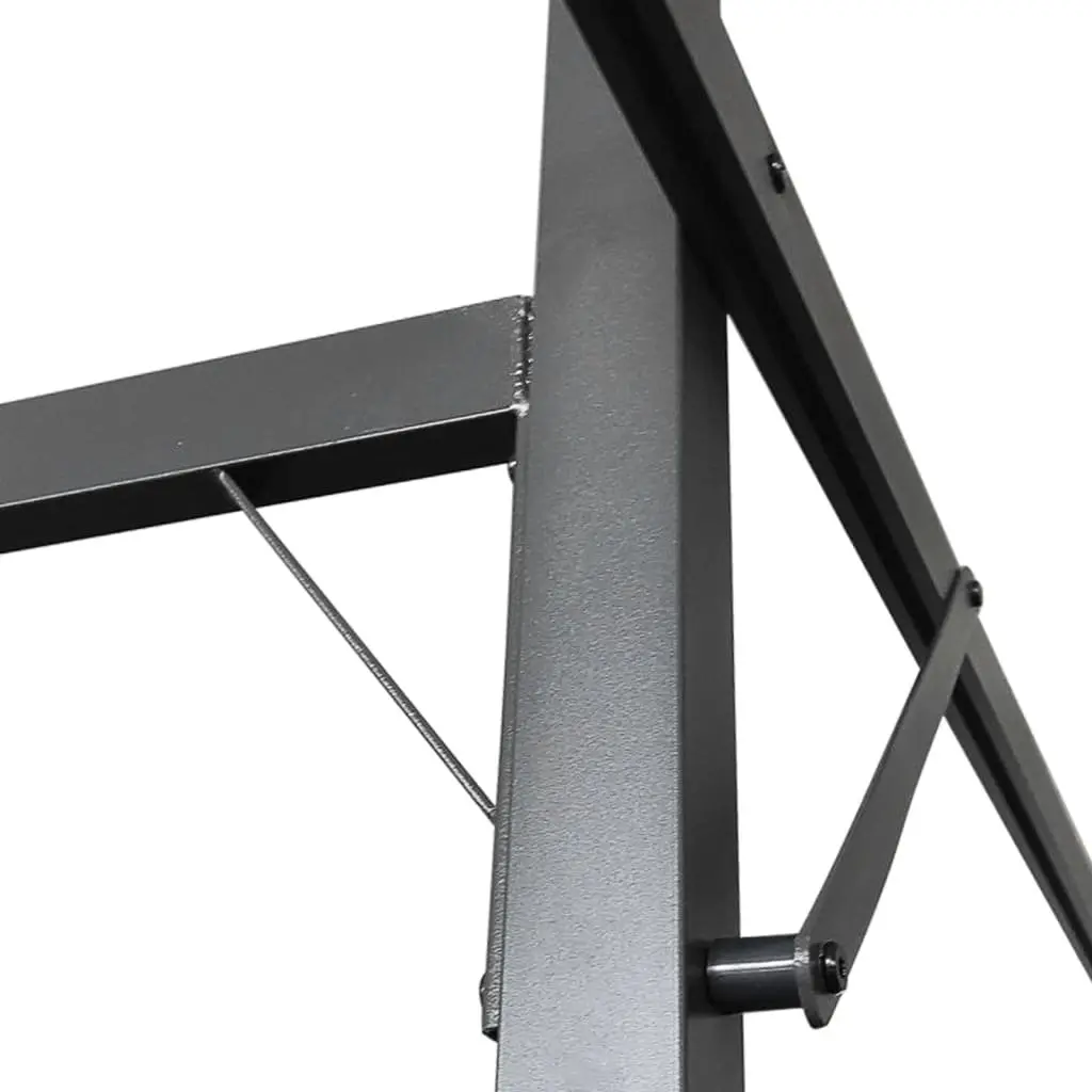 Pergola Retractable Roof Outdoor Garden Gazebo Shade Structure Taupe 295 x 292 x 230 cm