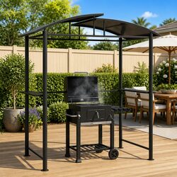 Functional BBQ Gazebo with Steel Frame for Outdoor Use