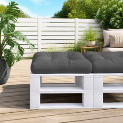 Practical Anthracite Pallet Cushion 50x50x12 cm for Your Home