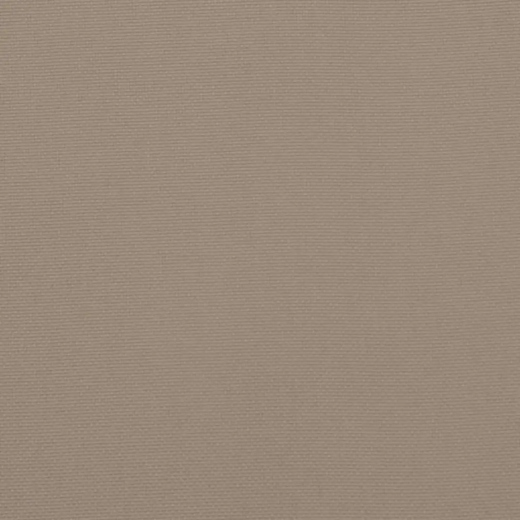 Pallet Cushion Polyester 50x50x12 cm Taupe Outdoor Garden Sofa Seat Pad
