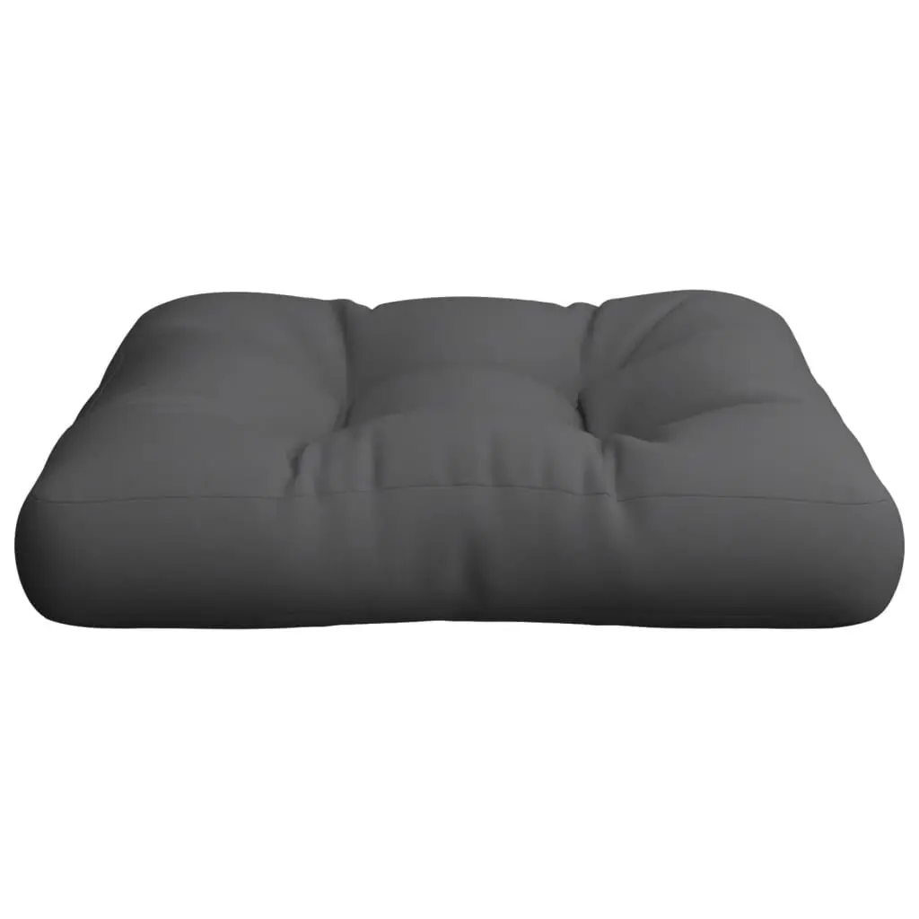 Pallet Cushion Outdoor Garden Sofa Seat Pad Soft Filling 60x60x12 cm Anthracite Durable Polyester