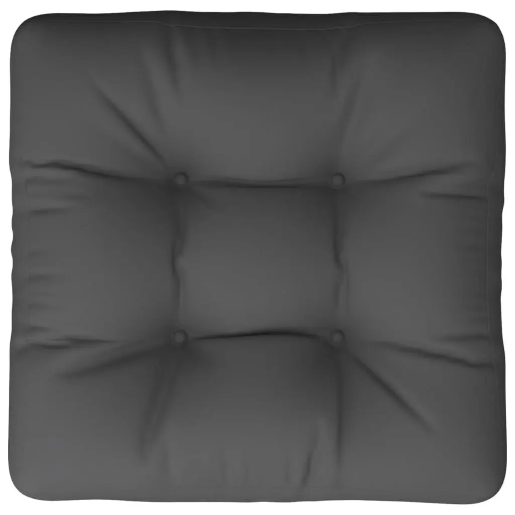 Pallet Cushion Outdoor Garden Sofa Seat Pad Soft Filling 60x60x12 cm Anthracite Durable Polyester