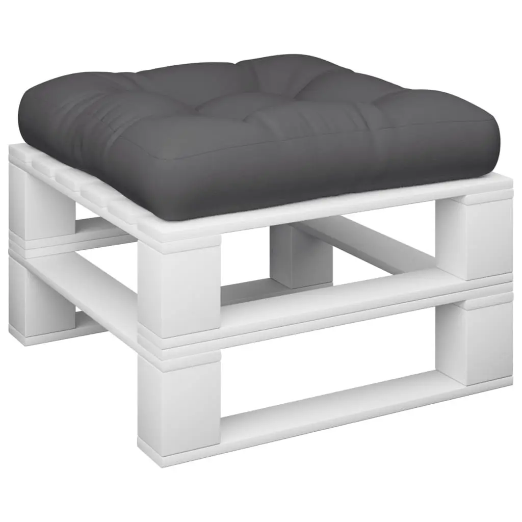 Pallet Cushion Outdoor Garden Sofa Seat Pad Soft Filling 60x60x12 cm Anthracite Durable Polyester