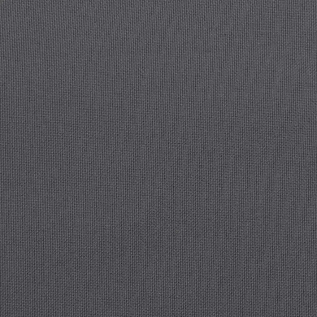 Pallet Cushion Polyester 80x80x12 cm Anthracite Outdoor Garden Sofa Seat Pad