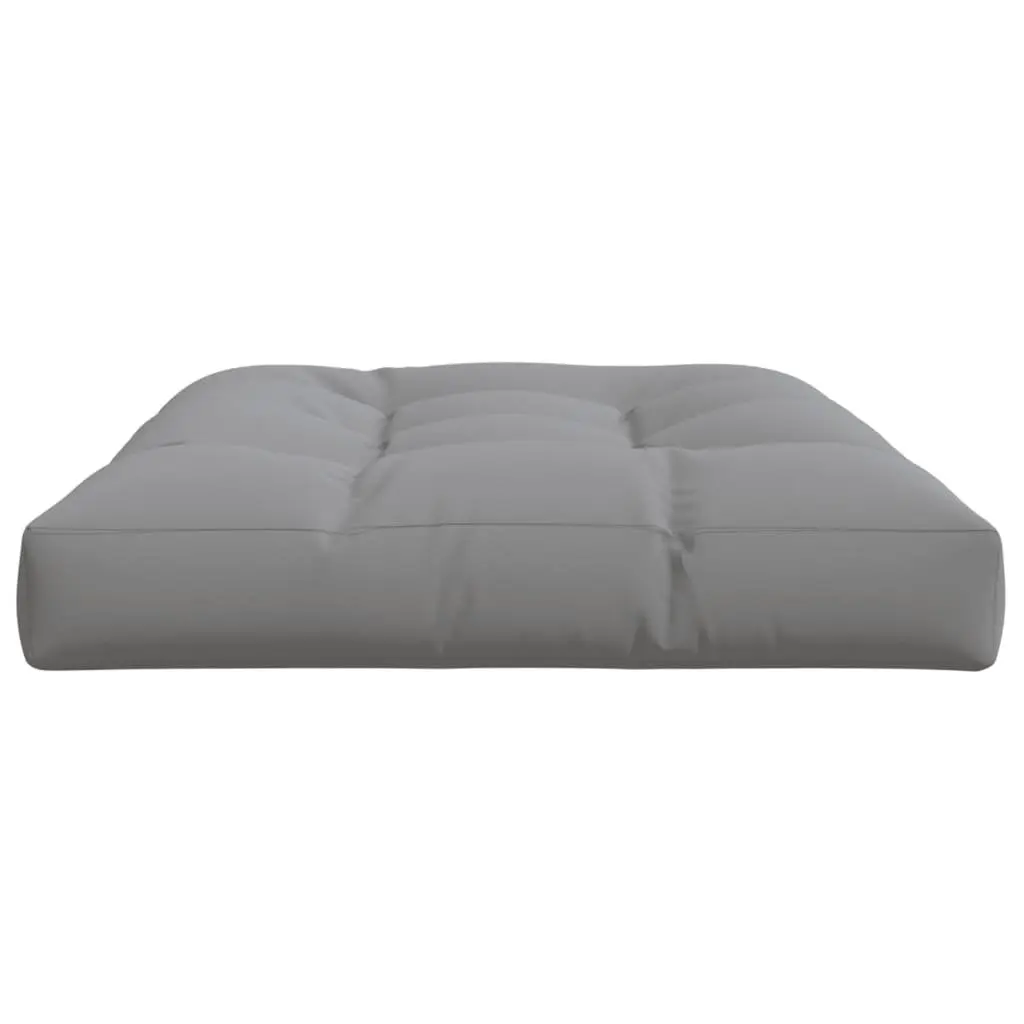 Pallet Cushion Polyester 120x80x12 cm Grey Outdoor Garden Sofa Seat Pad