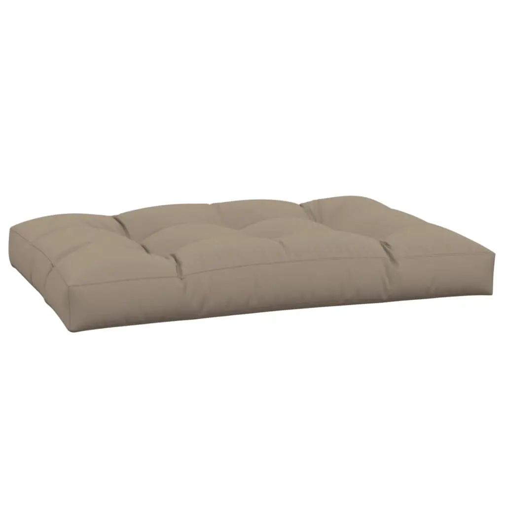 Pallet Cushion Taupe 120x80x12 cm Outdoor Garden Sofa Seat Pad Cushion