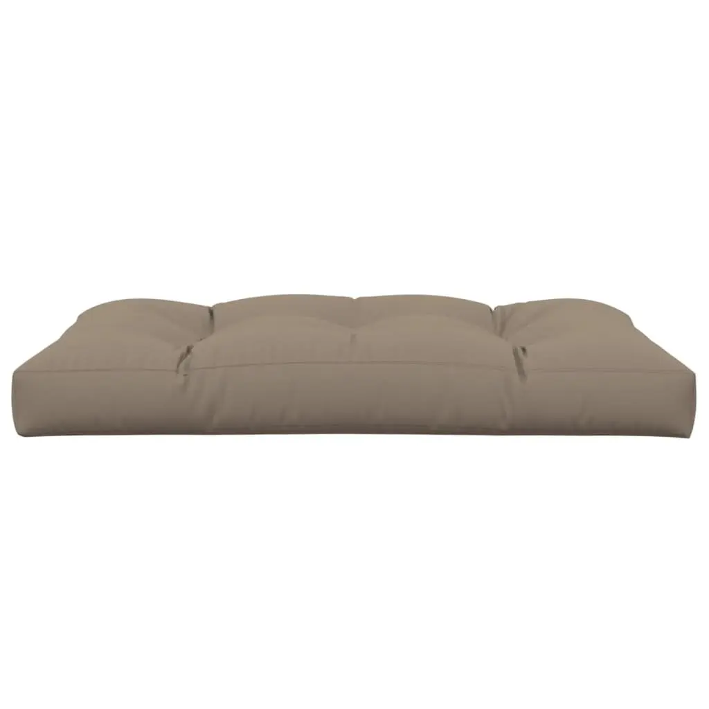 Pallet Cushion Taupe 120x80x12 cm Outdoor Garden Sofa Seat Pad Cushion