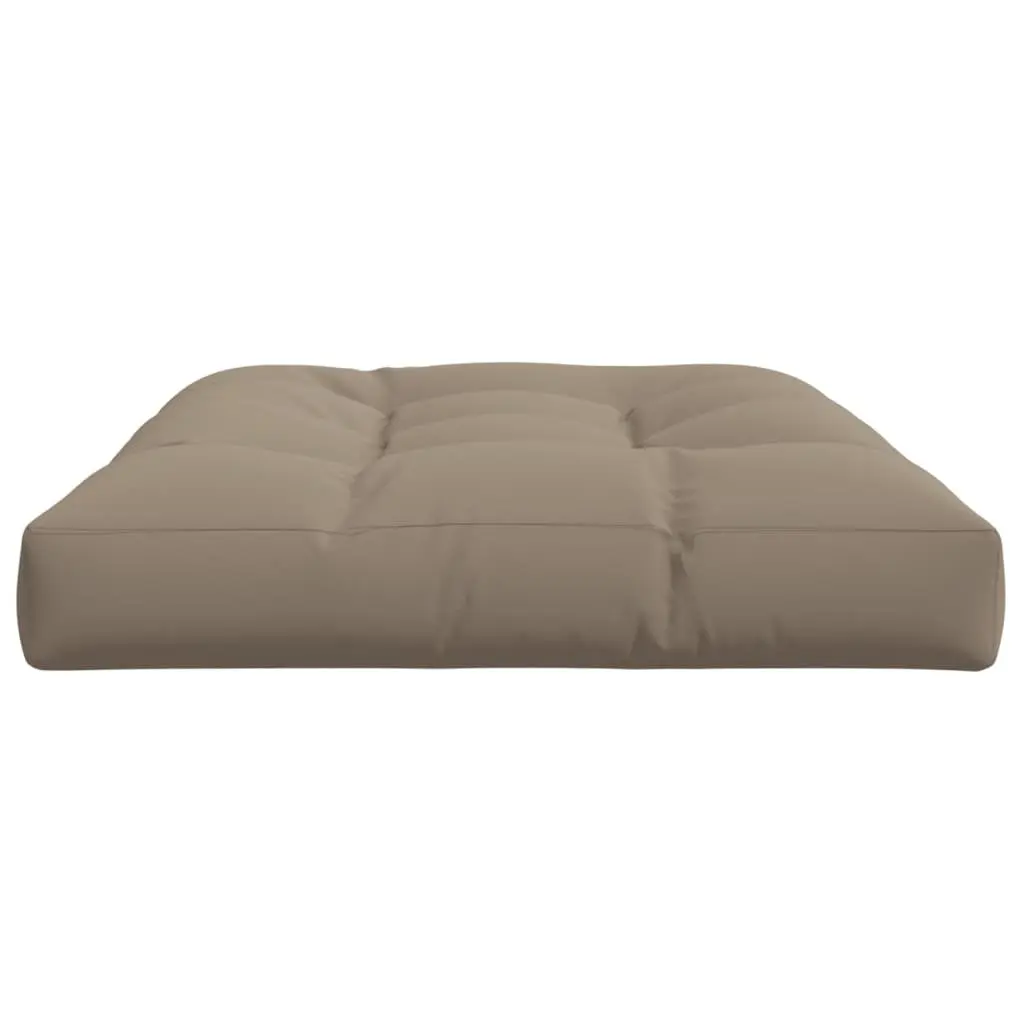 Pallet Cushion Taupe 120x80x12 cm Outdoor Garden Sofa Seat Pad Cushion