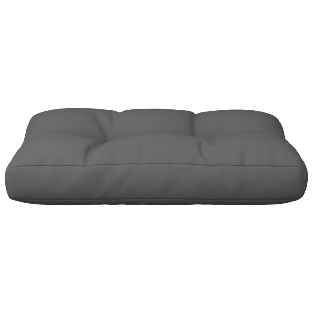 Pallet Cushion Polyester 50x40x12 cm Anthracite Outdoor Garden Sofa Seat Pad